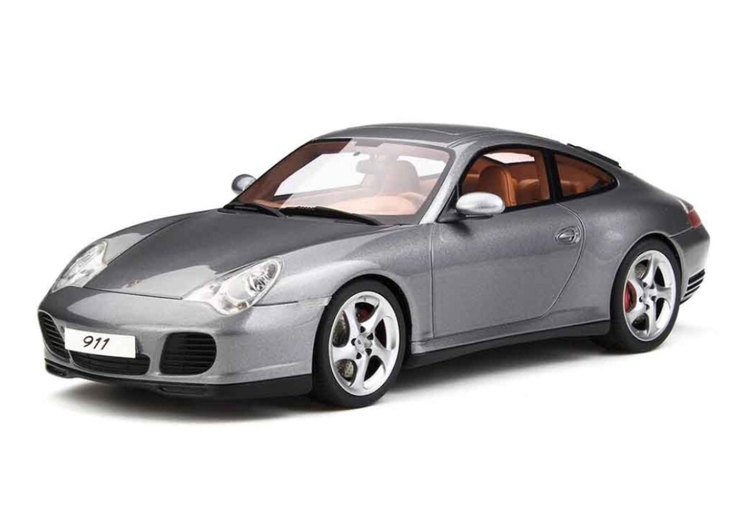 Porsche 911 (996) Carrera 4S 2001 Grey Met 1/18 GT Spirit GT182
