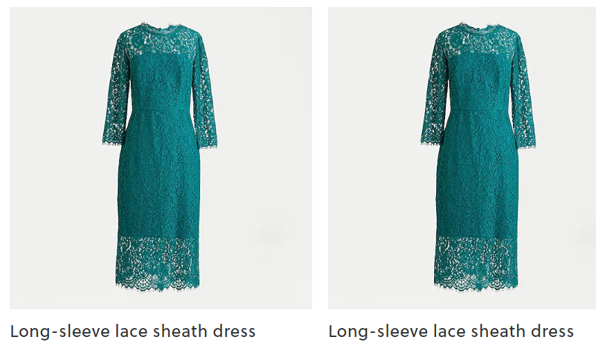 NWT $248 - 0,2,4 - J.Crew Long-sleeve lace sheath dress - Black, Red, Jade