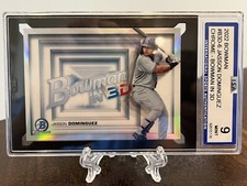 Jasson Dominguez 2022 Bowman In 3D Refractor NY Yankees Rookie RC ISA 9 Mint