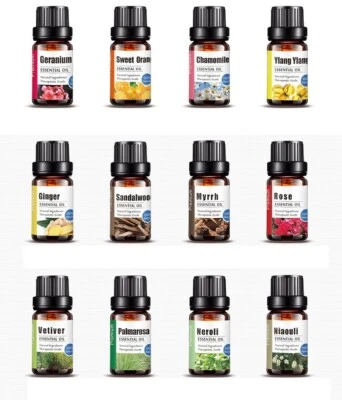 THE ISMA 5 or 10 X Essential Oil 10ml Natural 100% Pure High Quality Vegan Aromatherapy