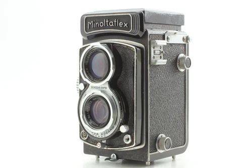 [Exc+5]  Minolta Minoltaflex iii TLR Film Camera Rokkor 75mm f/3.5 From JAPAN