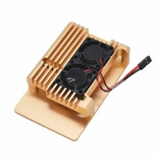 Heat Cooling Case Aluminum Enclosure shell for Raspberry Pi 4 with Cooling Fan