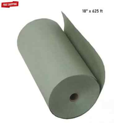Green Mask Off Paper Paint Overspray  18'' x 625 Ft Roll   Auto Body Prep
