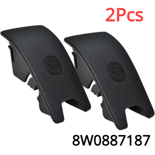 2Pcs Black Child Seat Isofix Slot Trim Cover Fit For Audi A4/S4 A5/S5 8W0887187' - Bild 1 von 6