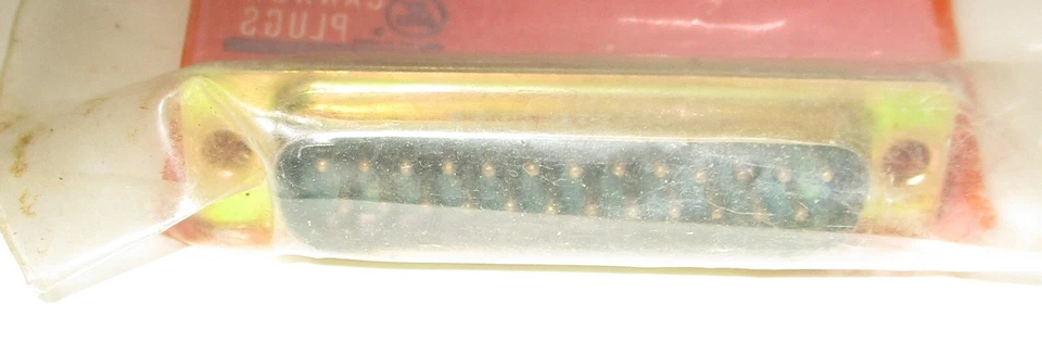 Cannon DBM-25P Male 25 Pin Connector NOS In Sealed Package - Image 2 of 3