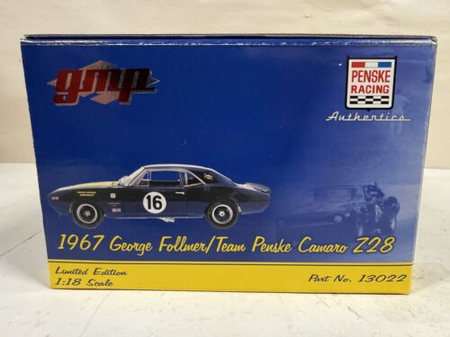 1/18 1967 Sunoco #16 Chevy Z28 Camaro George Follmer Penske Racing DieCast GMP - Picture 19 of 22