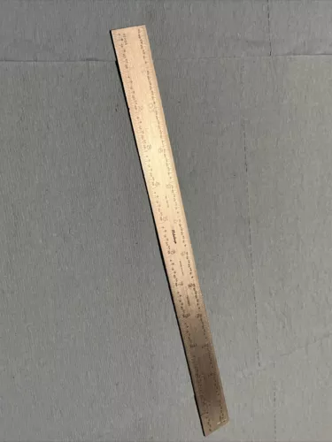 mitutoyo 182-122 12” ruler rule imperial english (joe)