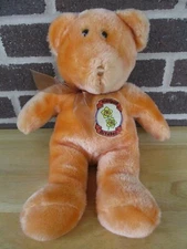 Good Stuff Brand 14" tall Plush ORANGE BEAR MARIGOLD October on chest