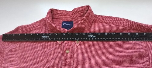 Catalina Mens 2XL Shirt Short Sleeve Cotton Seersucker - Picture 11 of 12