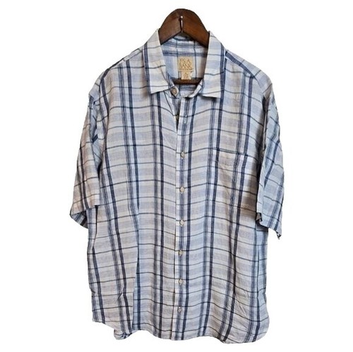 Jos A Bank 100% Linen Button Up Shirt Men