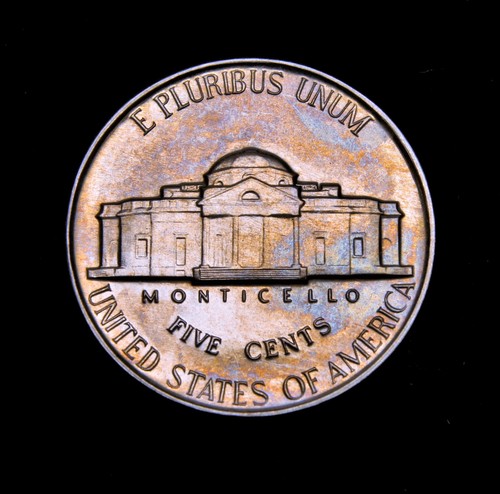 1953 Proof Jefferson Nickel Toning - 第 2/2 張圖片