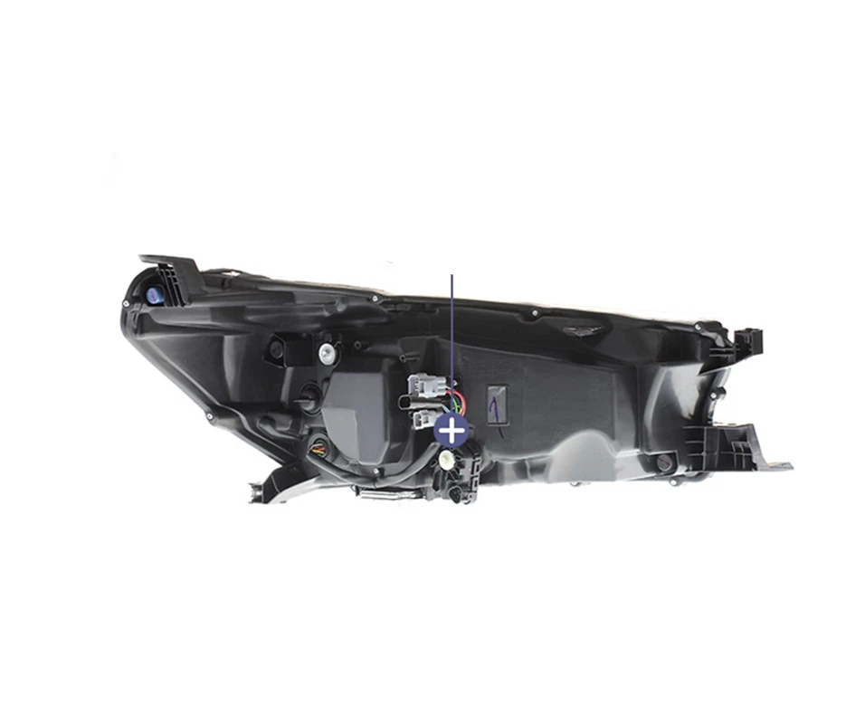 Conjunto de faros LED delanteros exteriores de plástico ABS para Toyota Hilux 2016-2020 Foto 3 de 4