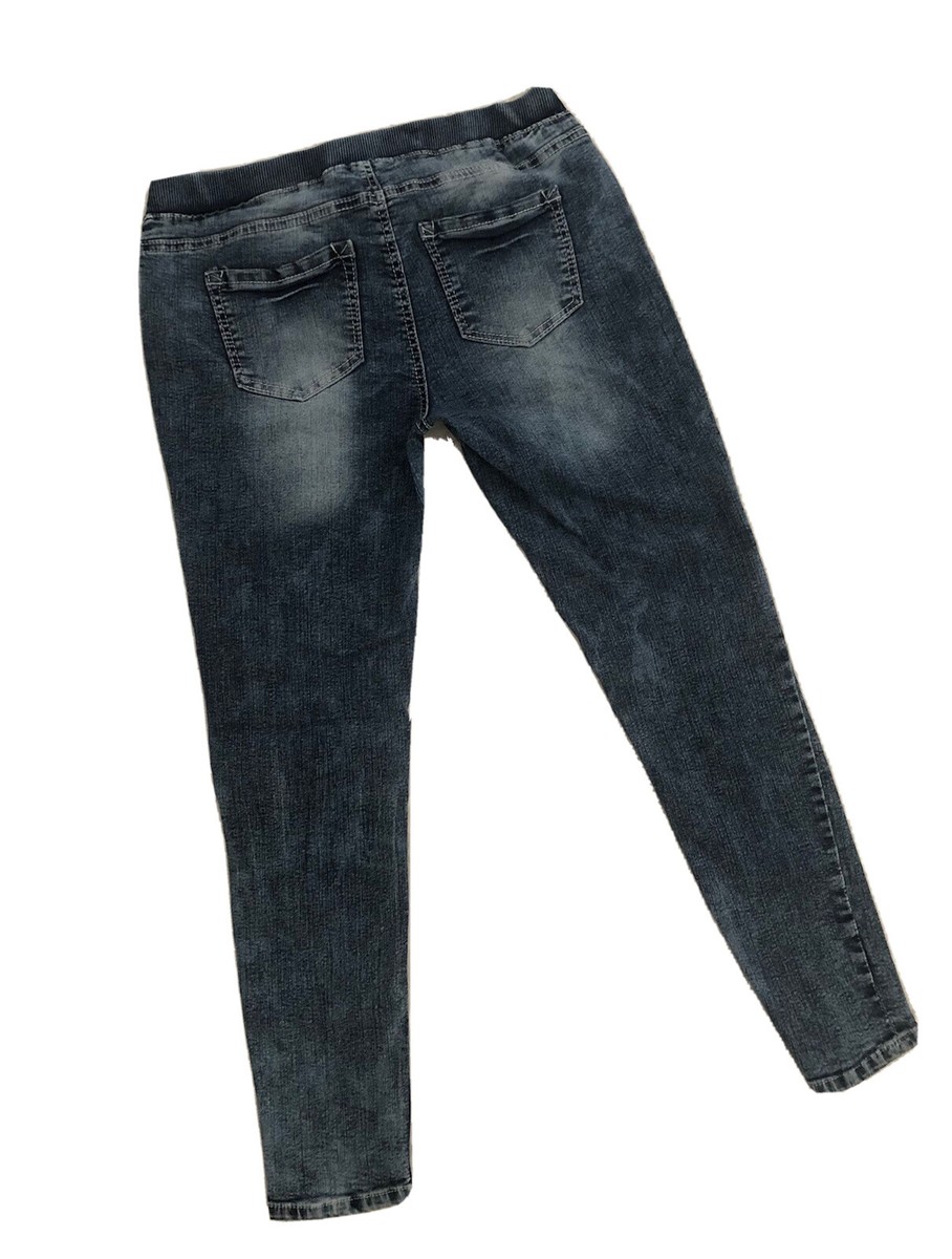 WallFlower Jeans Skinny Women Juniors Size L 26x27 Distressed Blue