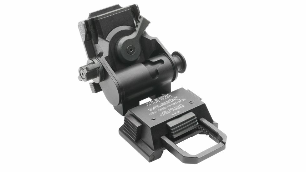 実物 Wilcox(ウィルコックス)L4G24 NVG Mount BK 中古品 Wilcox L4 G24 Breakaway Night Vision Goggle Mount Black