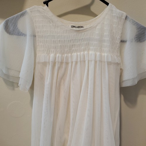 Billabong Kids Girls In The Air Tulle Mesh Dress XS EUC - Picture 5 of 9