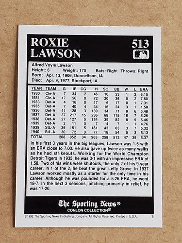 Tarjetas coleccionables de béisbol 1993 1994 colección Conlon tú eliges 50% de descuento 2 o más - Imagen 181 de 299