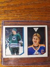 1985/86 Wayne Gretzky 1986 O-Pee-Chee Sticker #195 / Ray Ferraro # 57