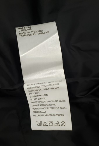 The North Face Summit Series Puffer Vest Black Red Full Zip  Sz XXL  See Measure - Picture 13 of 13