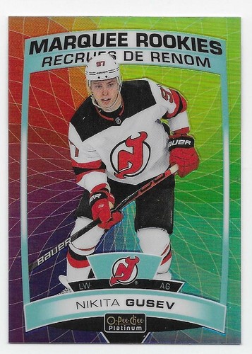 RUEDA COLOR ARCO IRIS PLATINO 19/20 O-PEE-CHEE Hockey (#1-200) U-Pick de la lista - Imagen 179 de 193