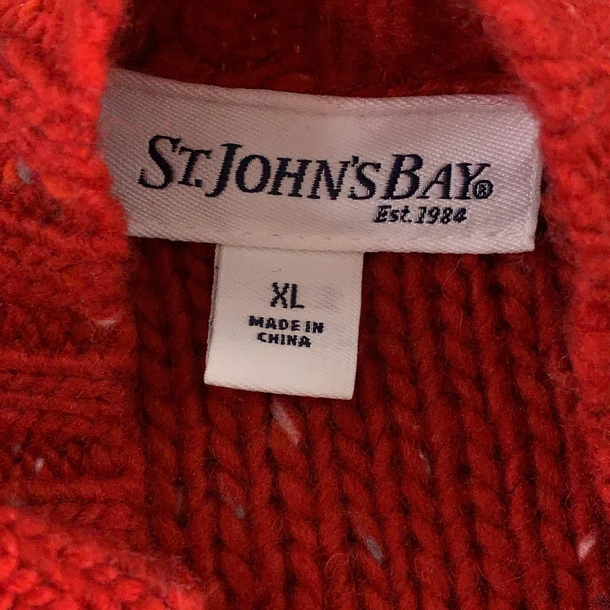 St john's bay crew shop neck sweaters