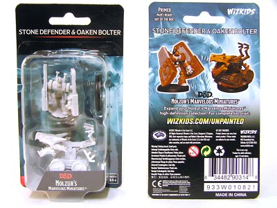 WZK90314 - D&D Nolzur's Marvelous Wave 15 - Stone Defender & Oaken Bolter
