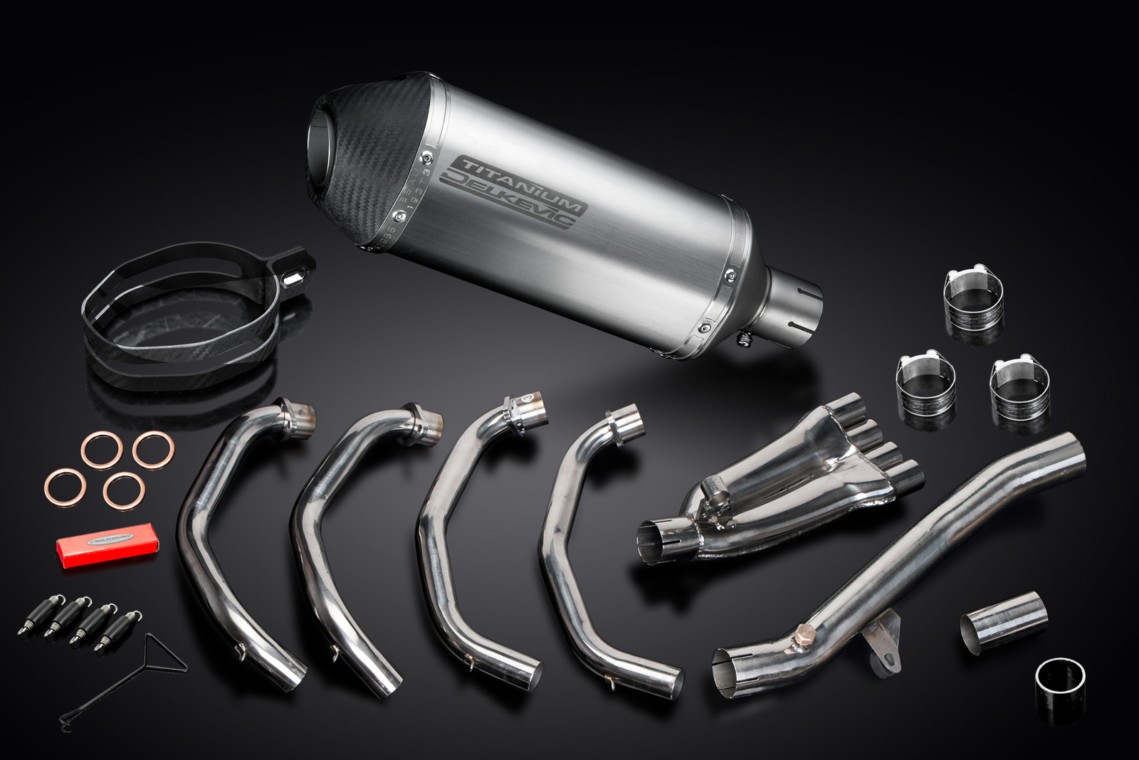 Honda CBR600F Sport 20012003 Complete Exhaust 41 10" XOval Titanium