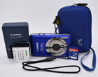Canon PowerShot Elph 100 Hs Blue 12.1Mp Digital Camera Bundle - Tested Working ✅