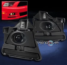 2013-2014 FORD MUSTANG BASE GT FRONT BUMPER FOG LIGHTS LAMPS CHROME W/BEZEL+BULB