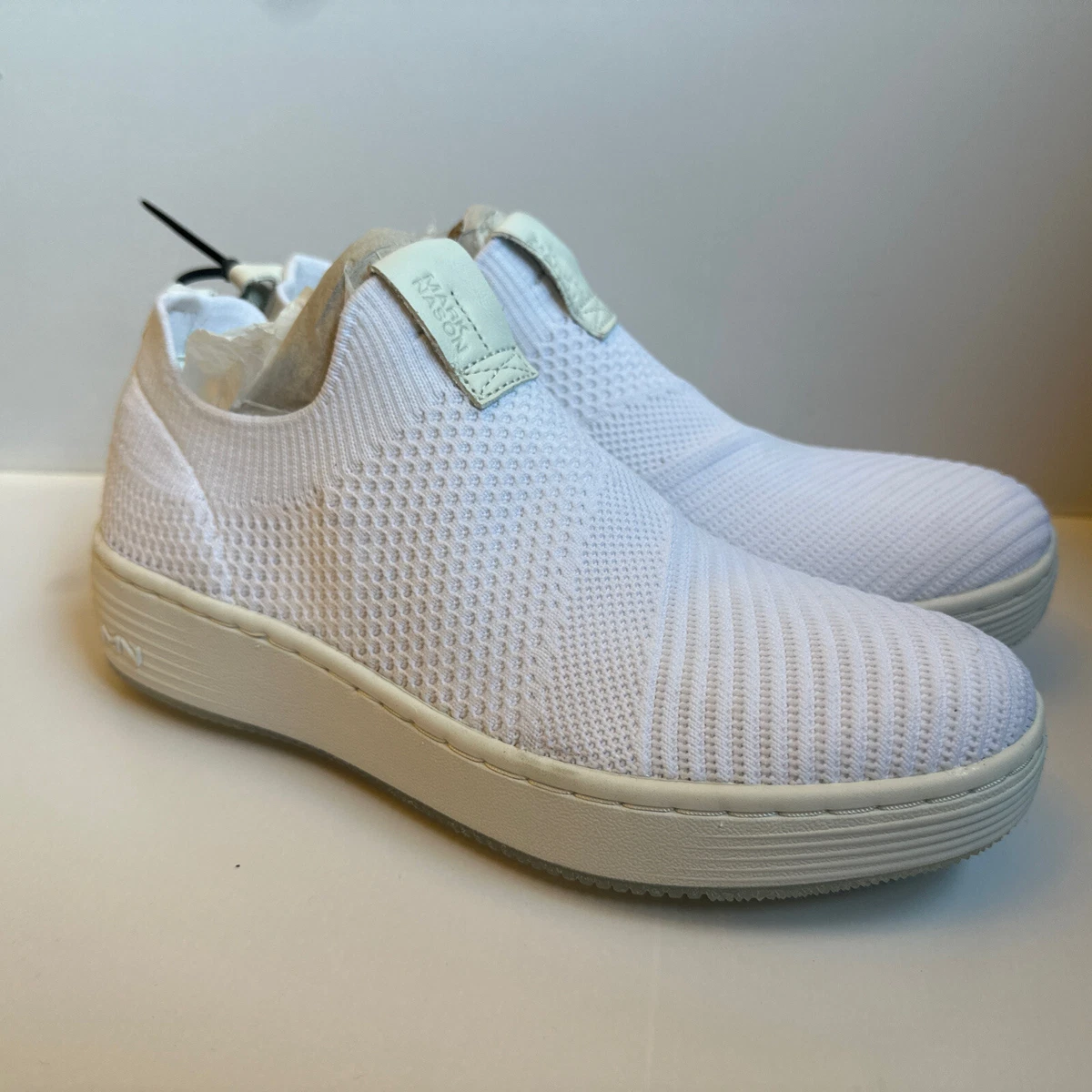 Skechers white slip on sale