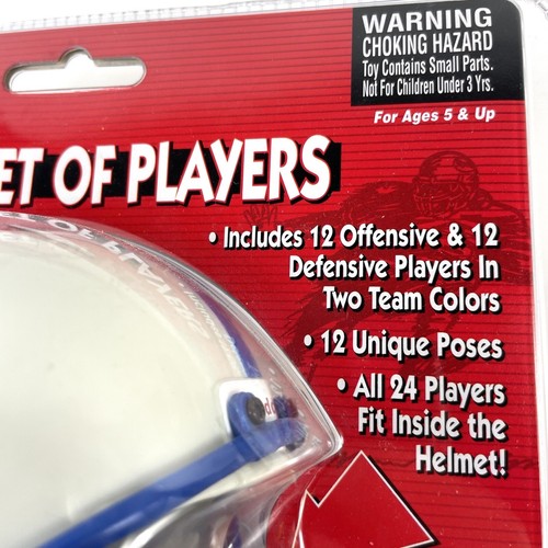 Vintage 2000 Indianapolis Colts Riddell Mini NFL Fußballhelm mit Mini-Spielern - Bild 3 von 8