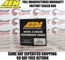 AEM Electronics Oil / Fuel 52mm Pressure Gauge 0-100PSI outputs to data logger