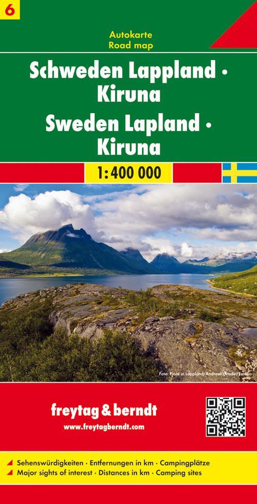 Thumbnail - Fub Schweden 06 Lappland / Kiruna 1 : 400 000. Autokarte | Deutsch