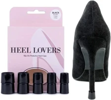 Heel Lovers Protective Heel Caps by FootFitter - High Heel Tip Covers for Women
