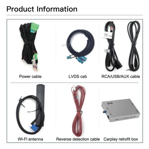 Wireless Carplay Android Auto Integrated Module Kit For Volvo 9" Vertical Screen - Picture 17 of 18