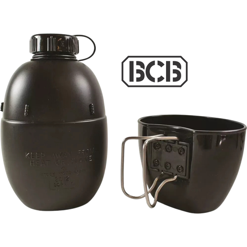 BCB Osprey NATO Water Bottle & Mug Set Durable BPA Free-Plastic 1L Bottle &500ml - Picture 1 of 5
