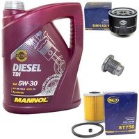 Set 5L ÖL Inspektion Kraftstoff ÖLfilter ÖLschraube FüR Renault Laguna Megane