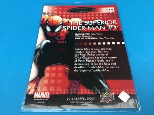 2013 Marvel Now auto #119 cover Superior SPIDER-MAN auto signed Stegman cutting - Picture 2 of 4