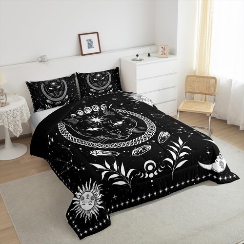 Twin All-Season Animal Print Comforter Set with Pillowcase - Bohemian Style - Picture 6 of 9