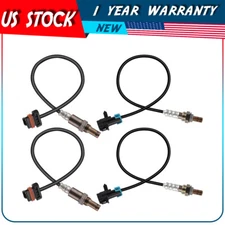 4X Upstream Downstream Oxygen Sensor O2 for 1996 - 1999 GMC K2500 5.7l 7.4l