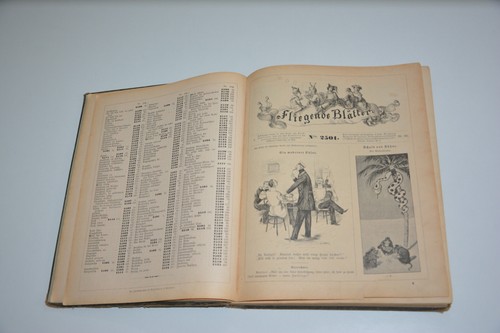 Hojas Voladoras Volumen 99 Caricatura Nº 2501 a 2526 Libro probablemente 1893 - Imagen 14 de 24