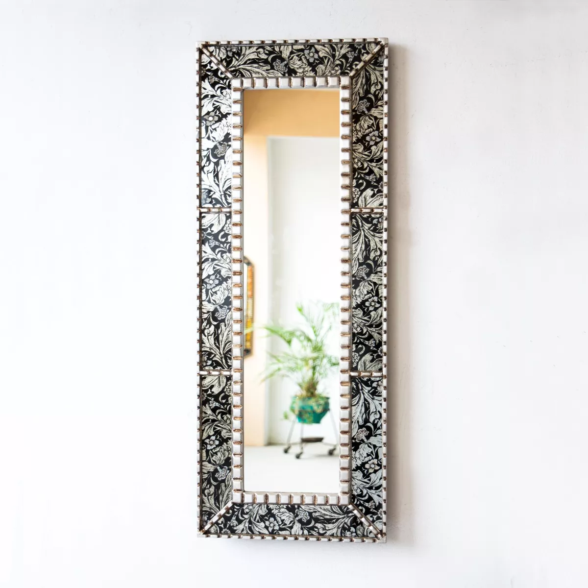 Diamond Painted Portable Rectangular Small Mirrors Suitable For