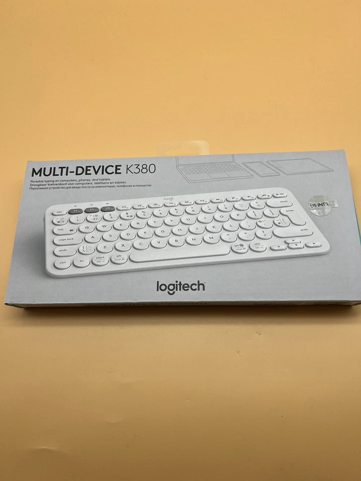 Logitech K380 (920-009868) Wireless Bluetooth Tastatur Weiß QWERTY US NEU & OVP - Bild 3 von 4