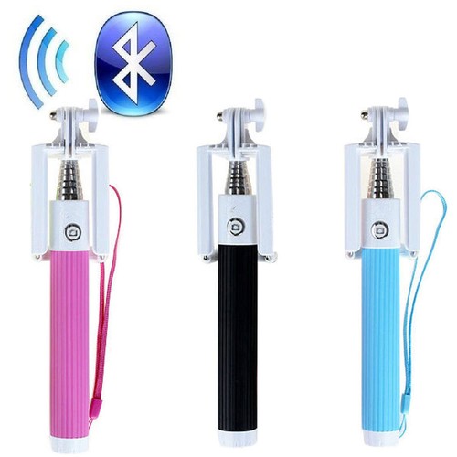 Bluetooth Extendable Handheld Selfie Self Portrait Stick Monopod For Cell phone - Picture 1 of 12