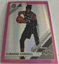 2019-20 Donruss Optic Basketball DeMarre Carroll San Antonio Spurs Pink Hyper