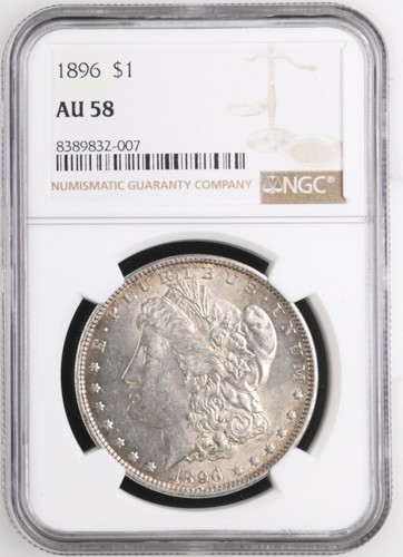4 Morgan Silver Dollars COIN LOT!NGC#1 1921 #2 1883o #3 1896p #4 1890p - Picture 5 of 8