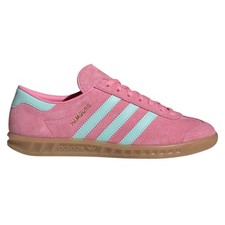 Scarpe basse Adidas Originals da donna Hamburg rosa blu retrò OG