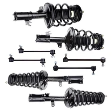 Front & Rear Complete Struts & Sway Bar Links Fits 1997-2001 Toyota Camry