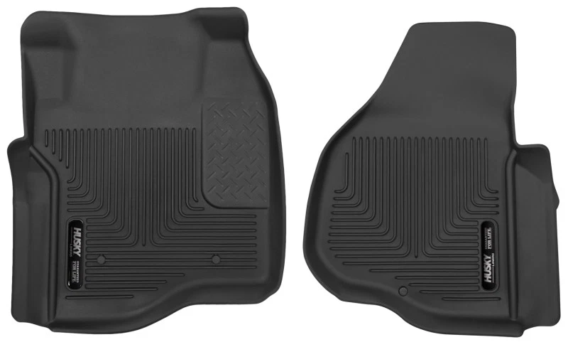 Forros de piso delantero Husky Liners 53301 X-act Contour para Ford F-250/F-350 11-16 Foto 2 de 4
