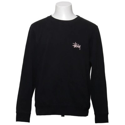 Stüssy, Sweatshirt, Größe: M, Schwarz, Baumwolle/Polyester, Einfarbig #prC