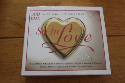 So In Love 3CD Box Set 54 Hits Roxy Music Belinda Carlisle Kate Bush OMD 2002